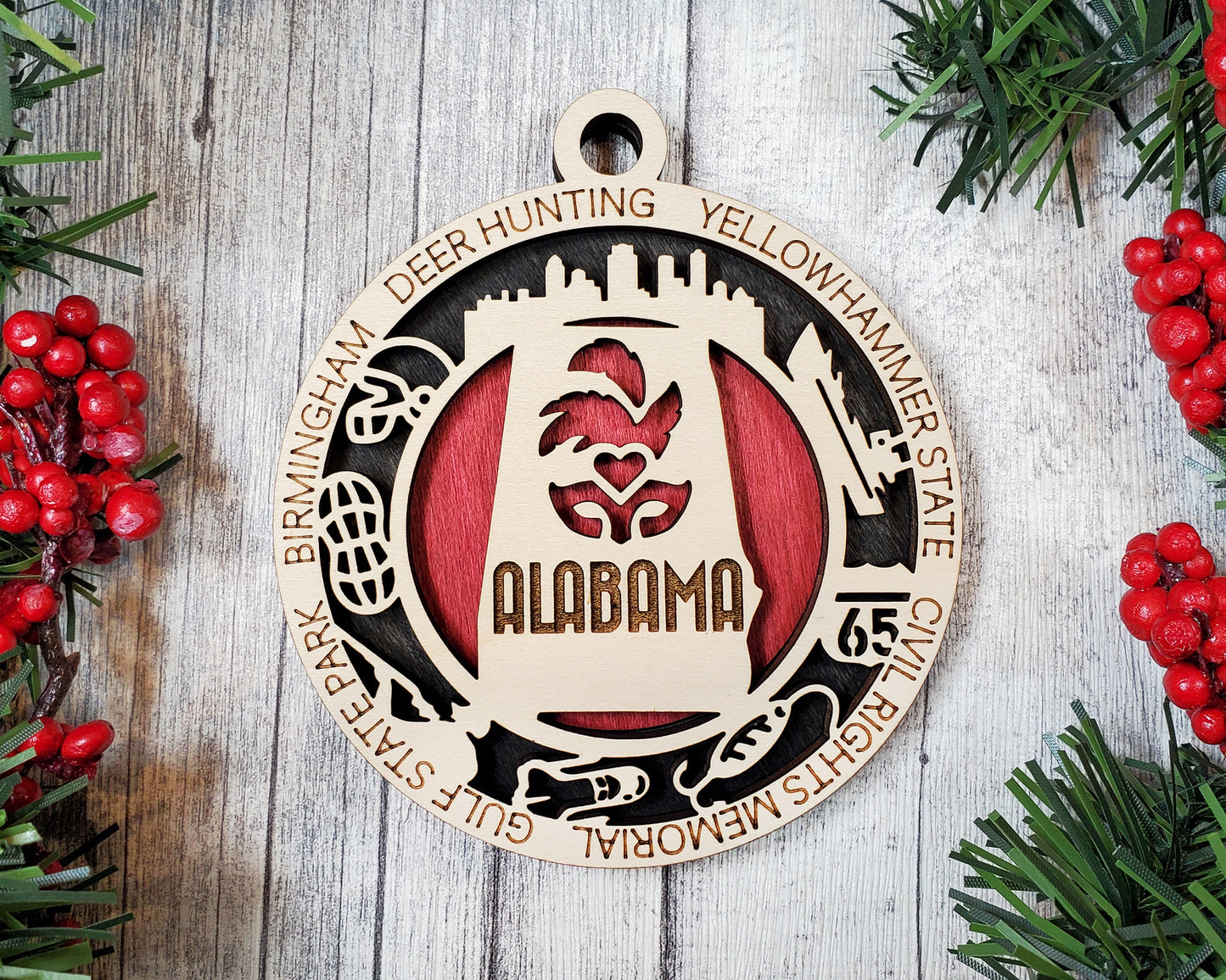 State Ornaments - AL - AK - AR - AZ - CA - USA