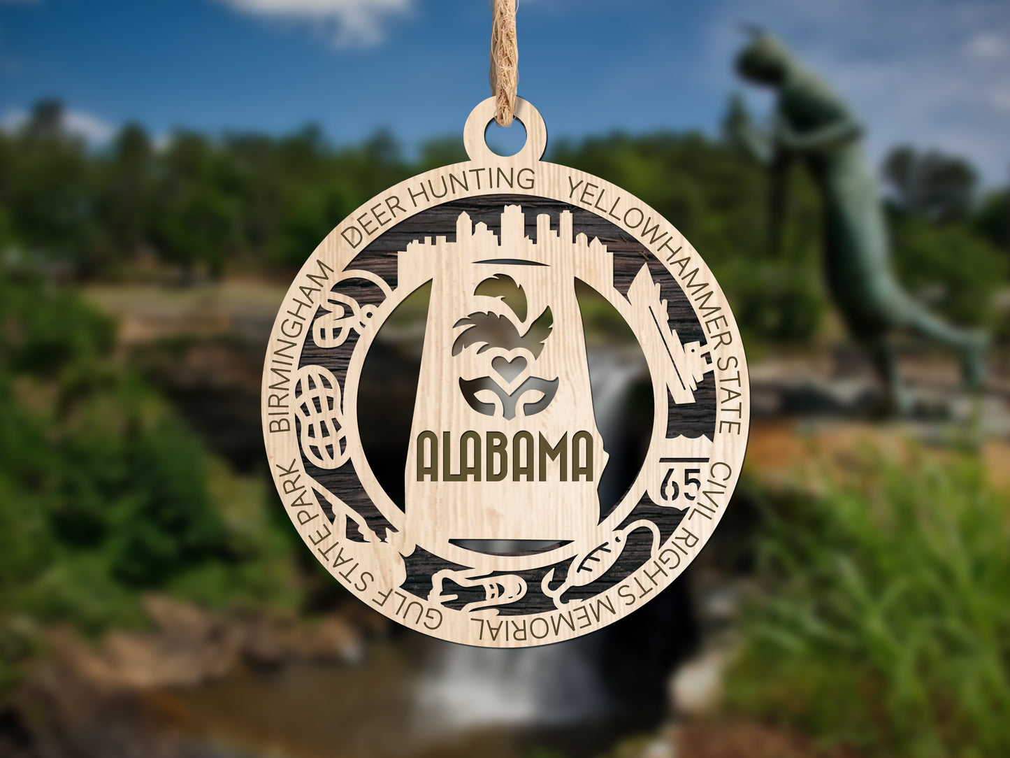 State Ornaments - AL - AK - AR - AZ - CA - USA
