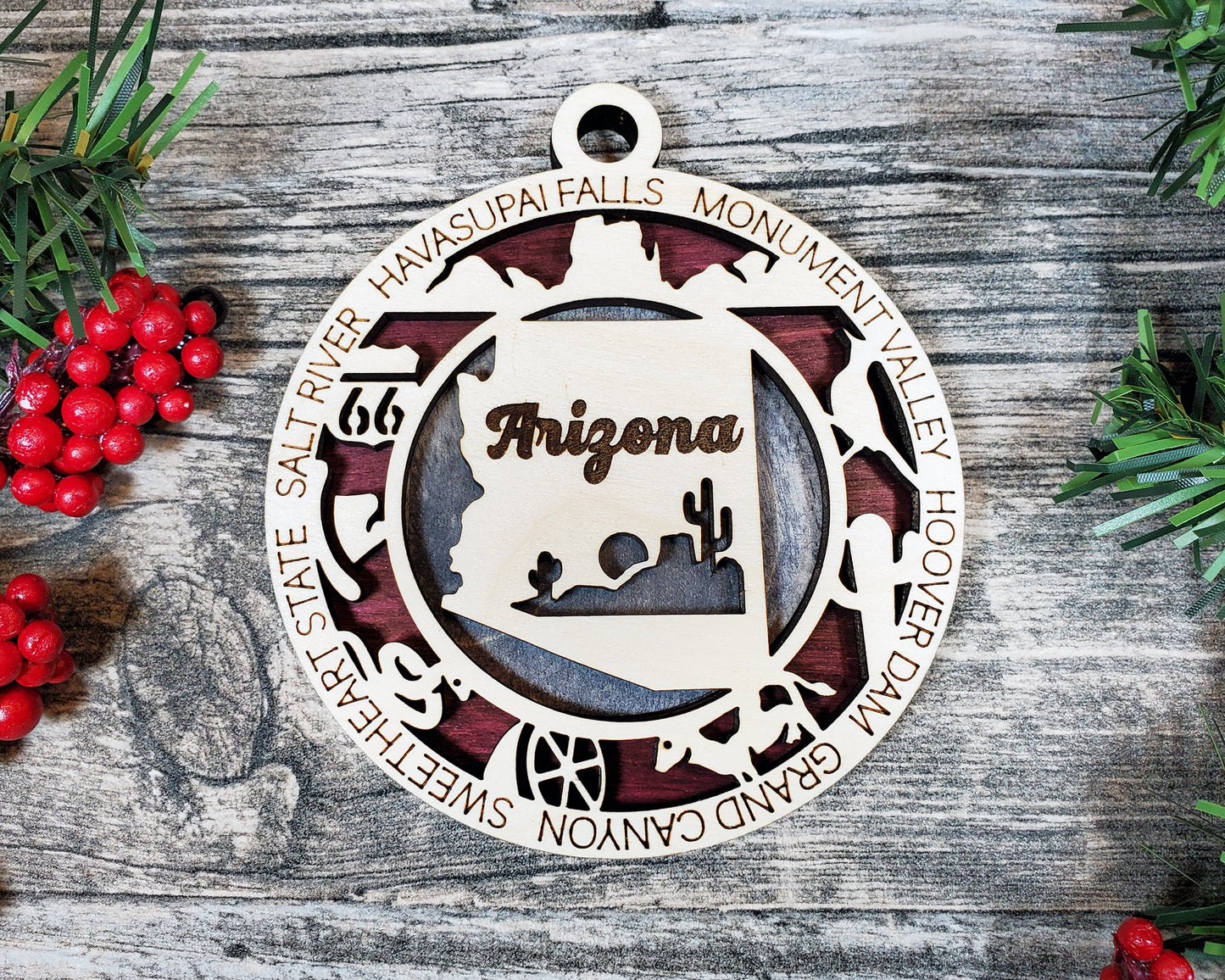 State Ornaments - AL - AK - AR - AZ - CA - USA