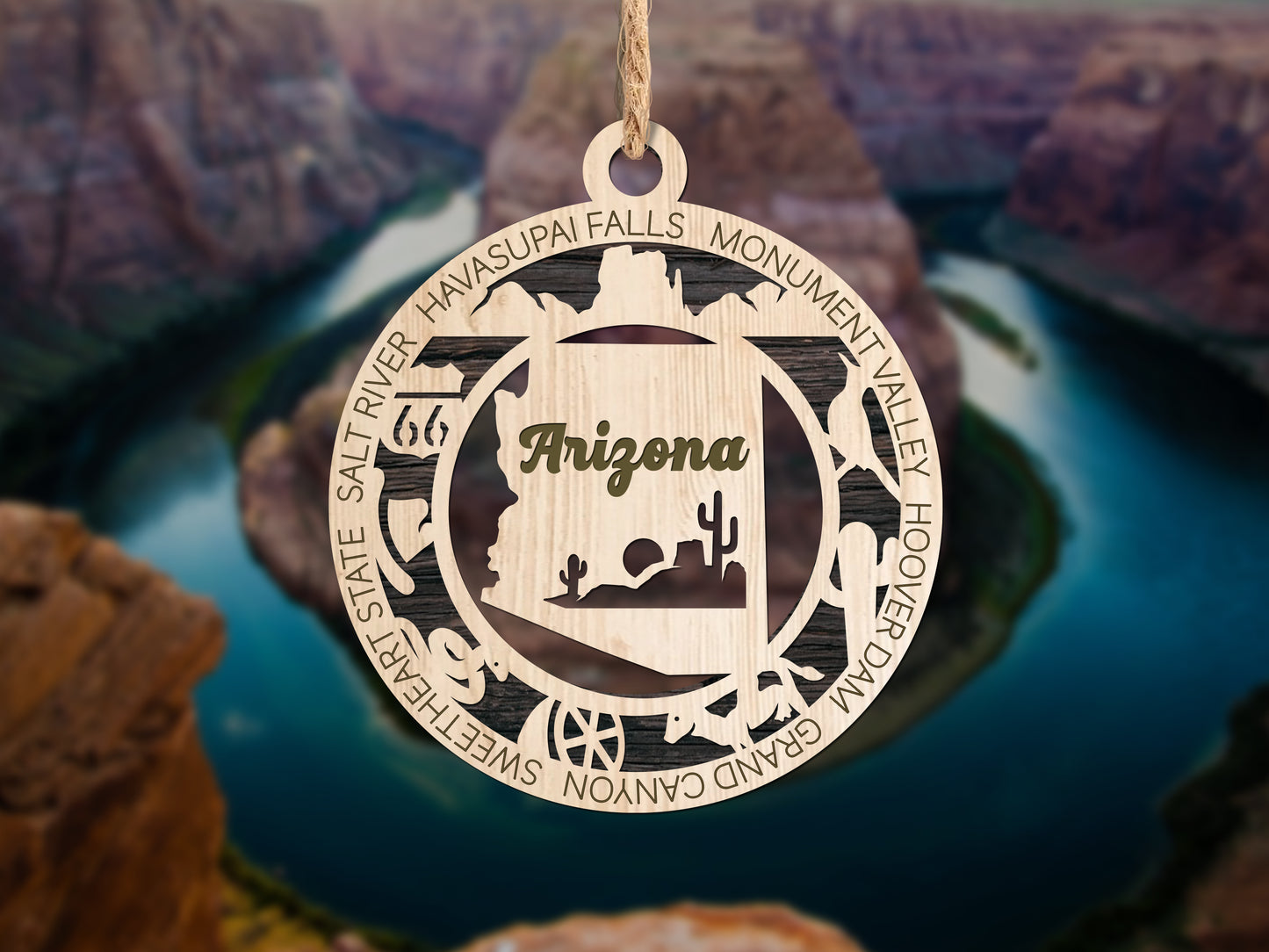 State Ornaments - AL - AK - AR - AZ - CA - USA