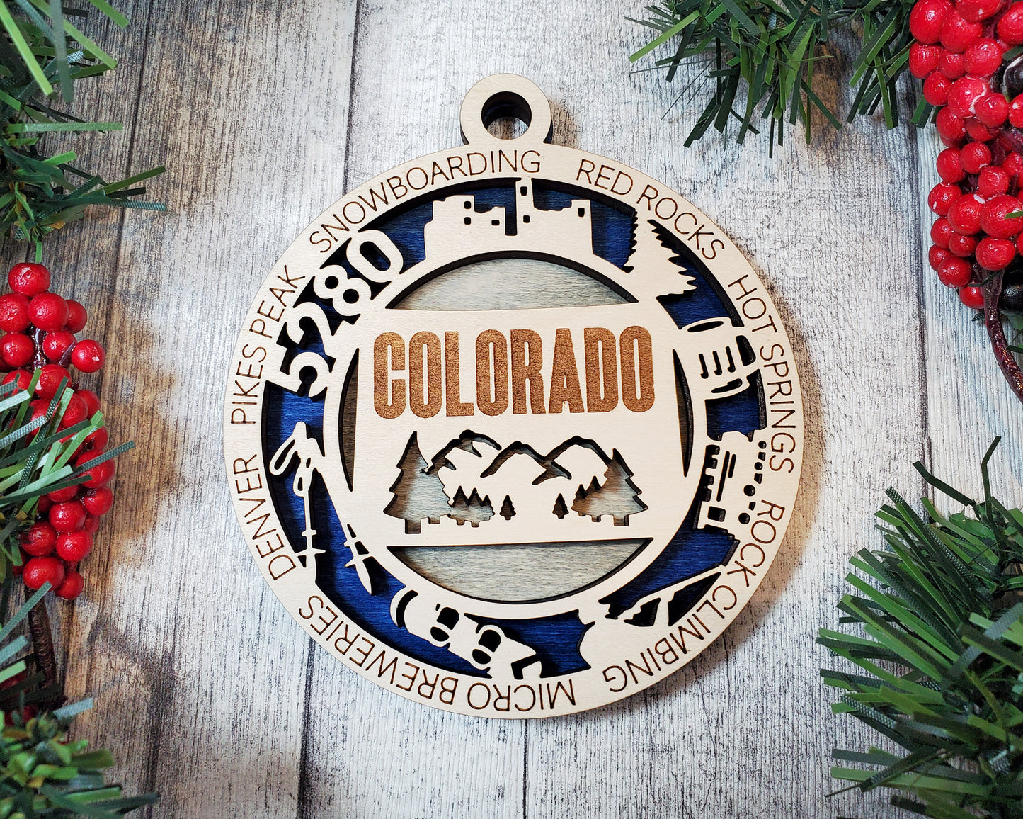 State Ornaments - CO - CT - DE - FL - GA - USA
