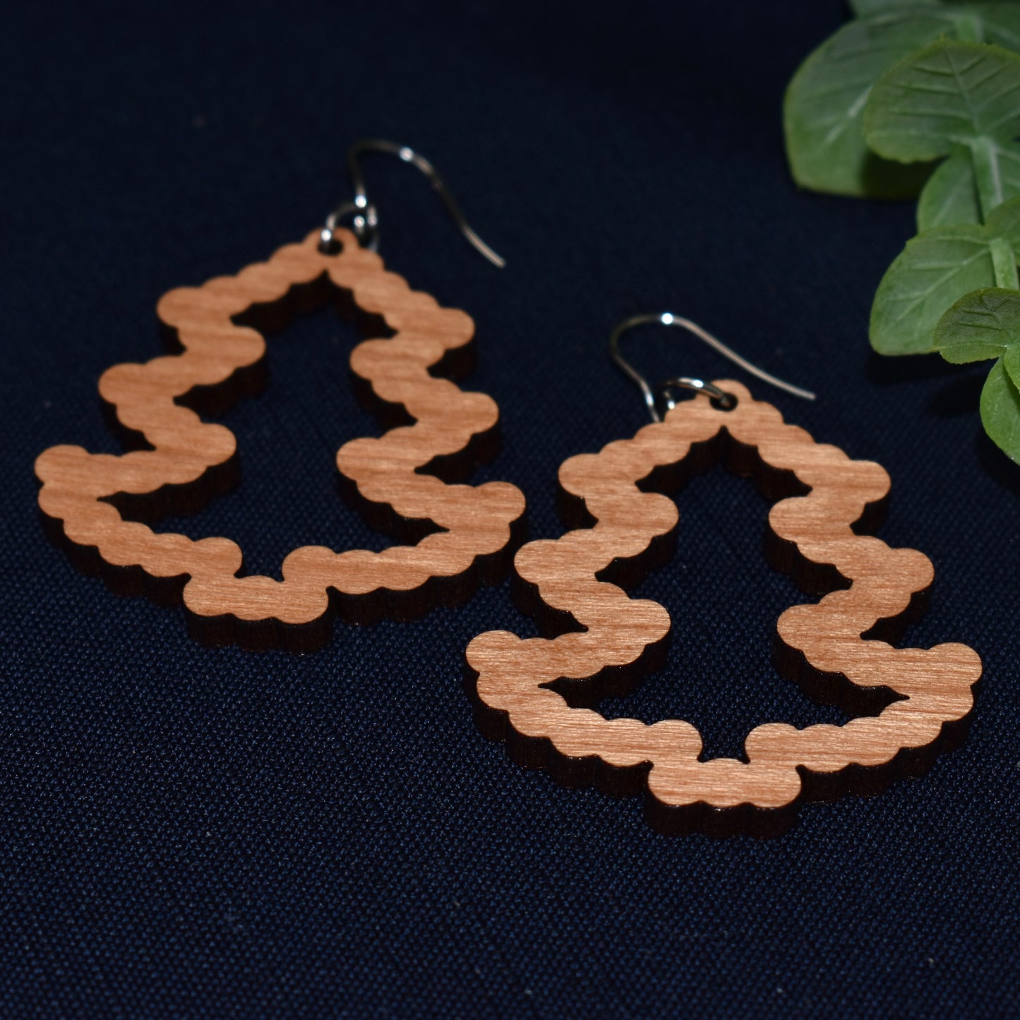 Bubble Christmas Tree Drop Earring