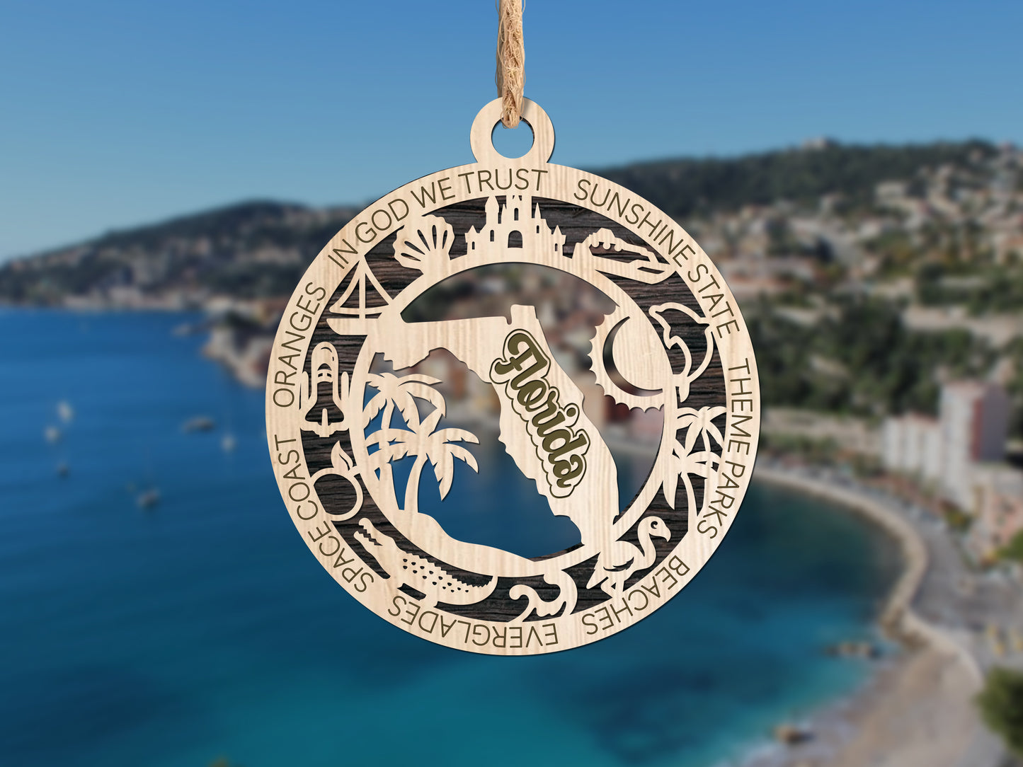 State Ornaments - CO - CT - DE - FL - GA - USA