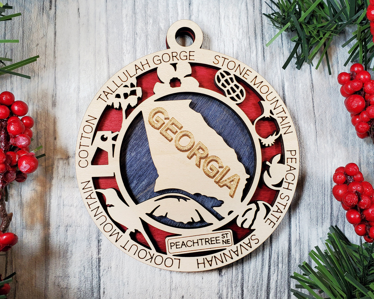 State Ornaments - CO - CT - DE - FL - GA - USA