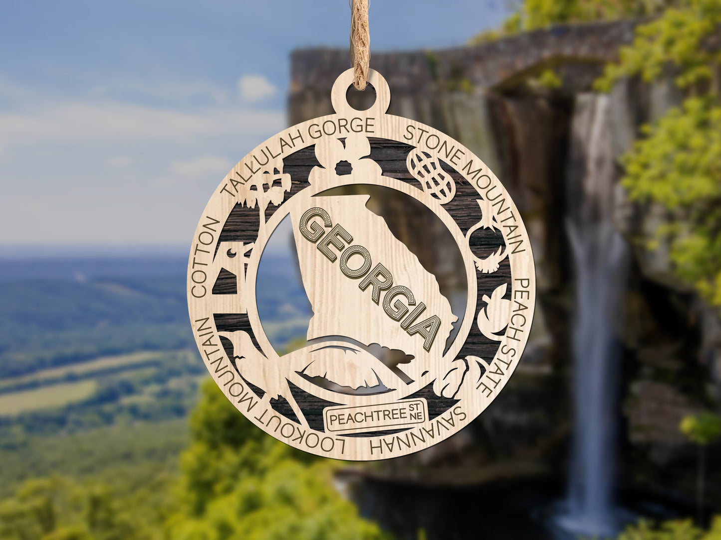 State Ornaments - CO - CT - DE - FL - GA - USA