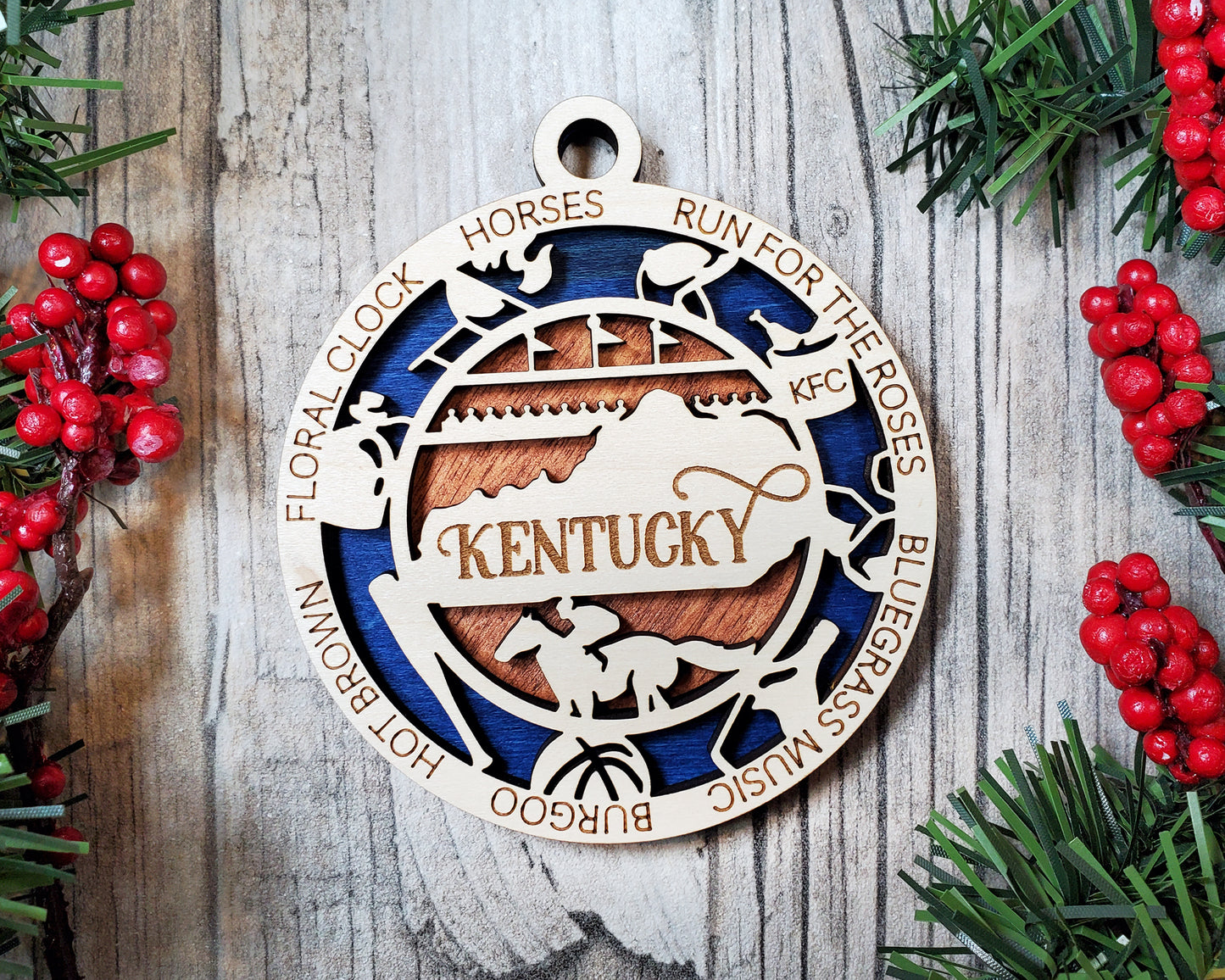 State Ornaments - KS - KY - LA - ME - MD - USA