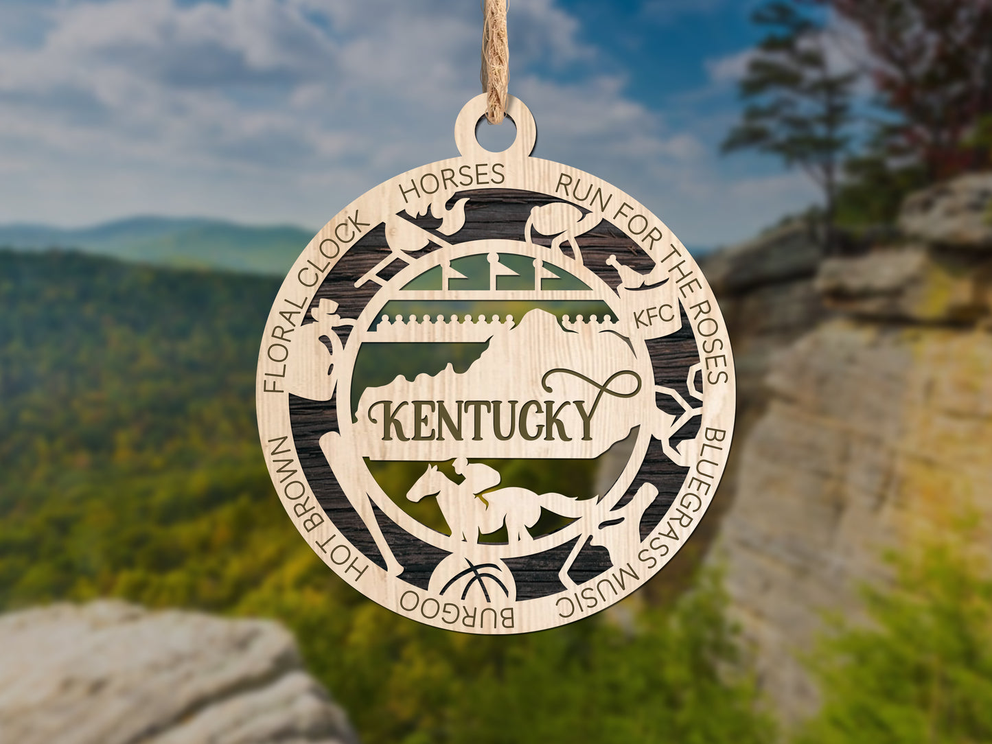 State Ornaments - KS - KY - LA - ME - MD - USA
