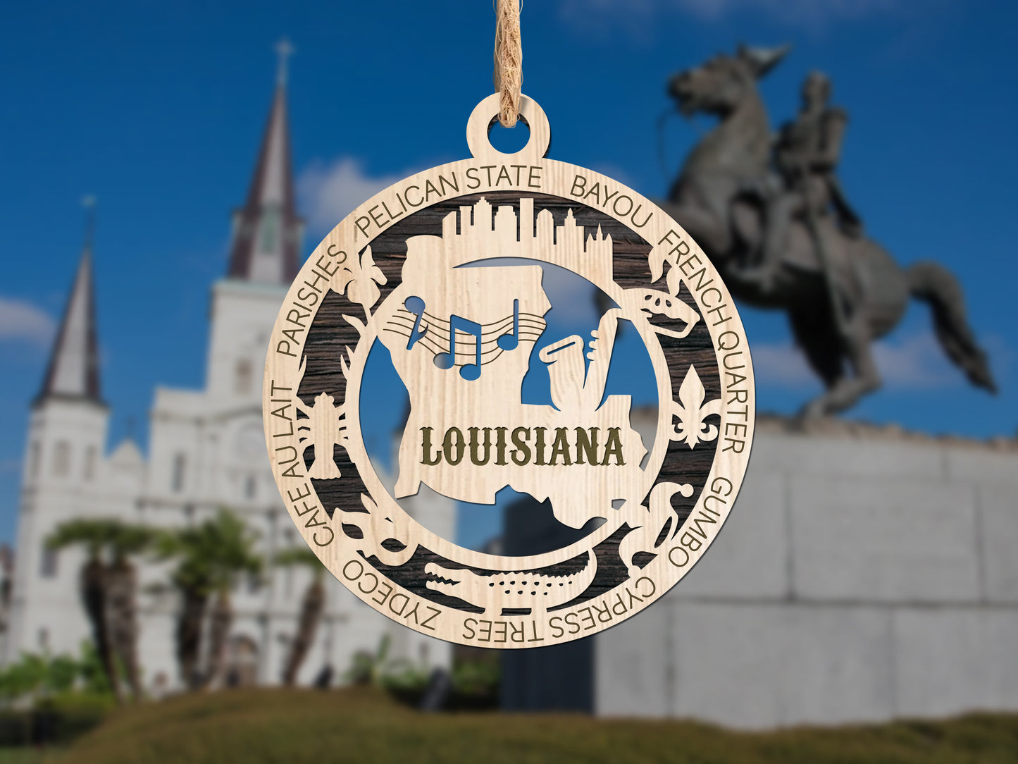 State Ornaments - KS - KY - LA - ME - MD - USA