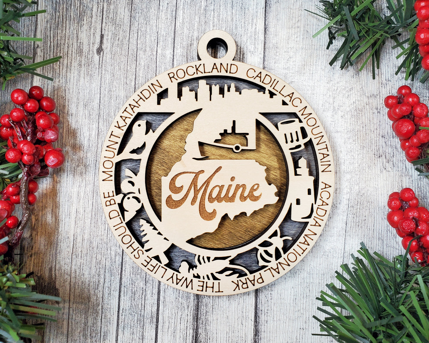 State Ornaments - KS - KY - LA - ME - MD - USA