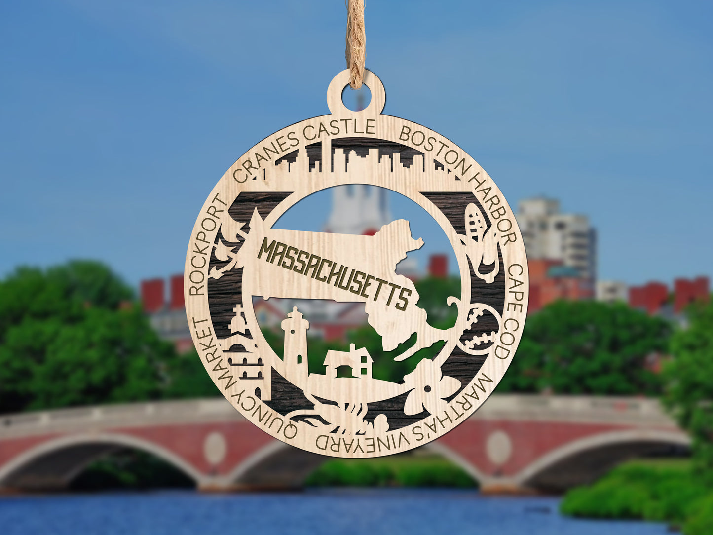 State Ornaments - MA - MI - MN - MS - MO - USA