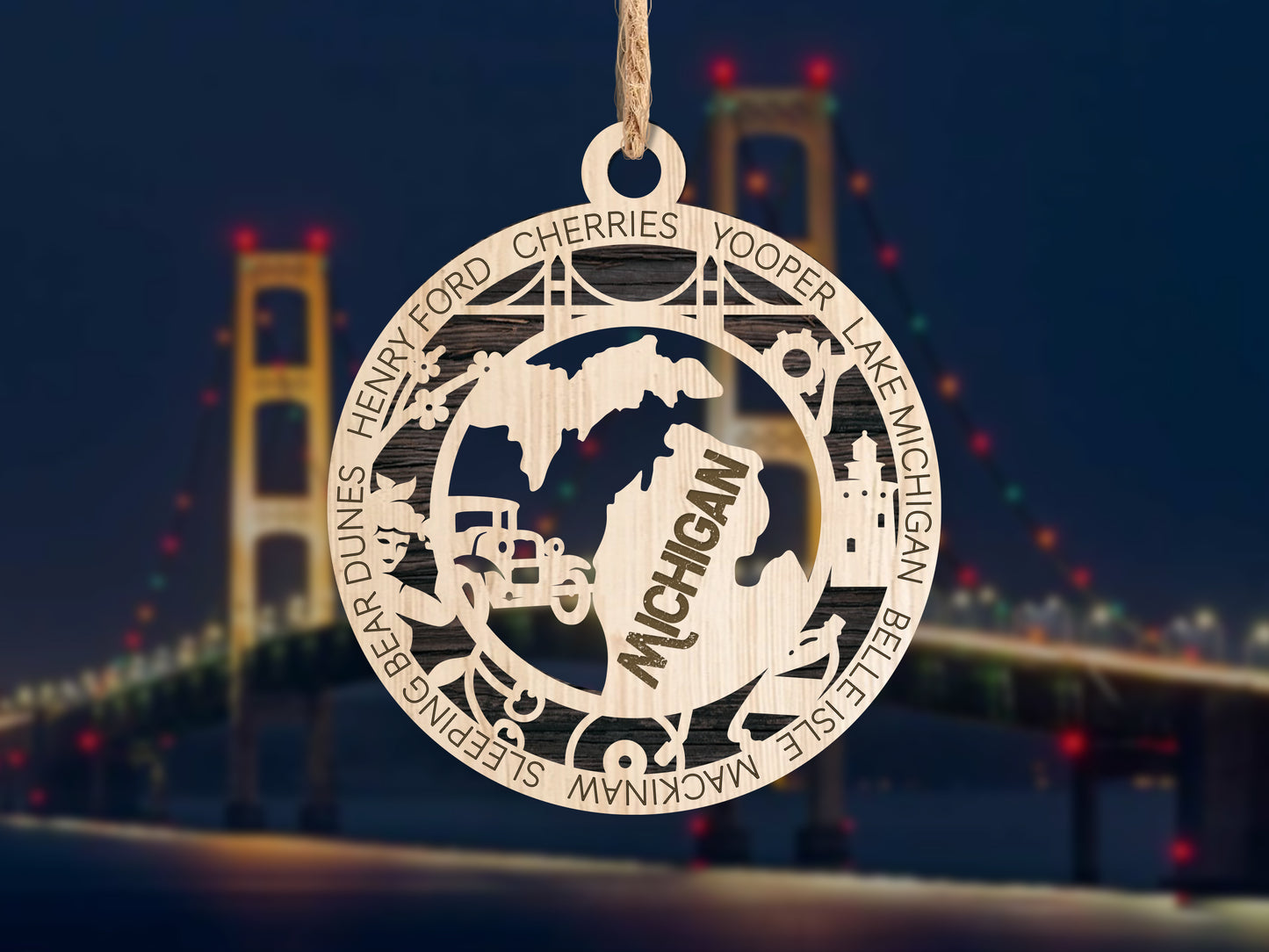 State Ornaments - MA - MI - MN - MS - MO - USA