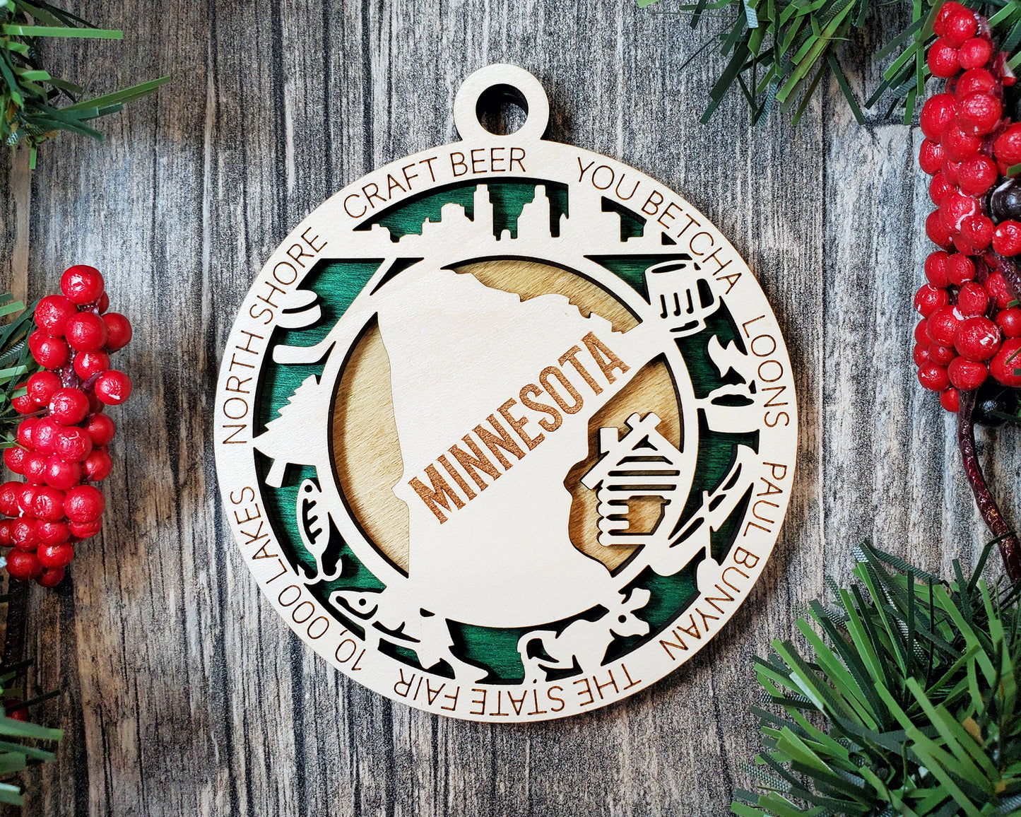 State Ornaments - MA - MI - MN - MS - MO - USA