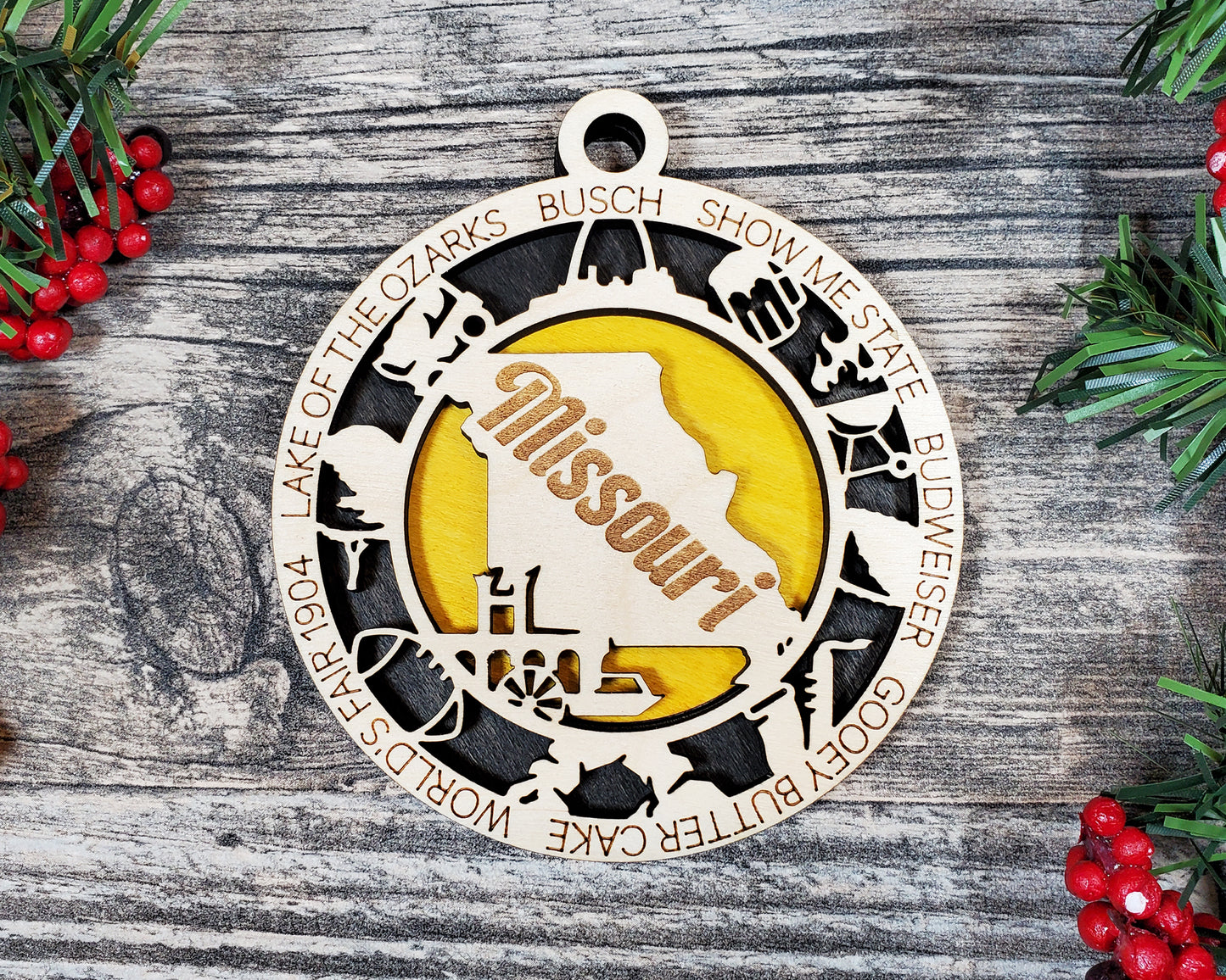 State Ornaments - MA - MI - MN - MS - MO - USA