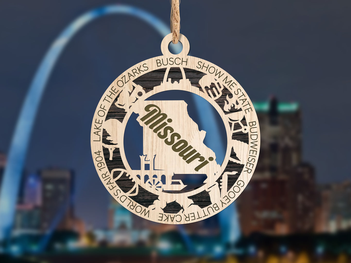 State Ornaments - MA - MI - MN - MS - MO - USA