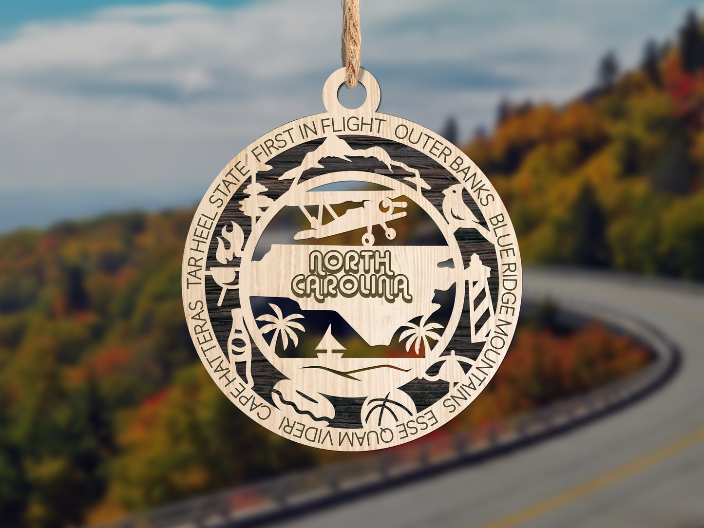 State Ornaments - NM - NY - NC - ND - OH - USA