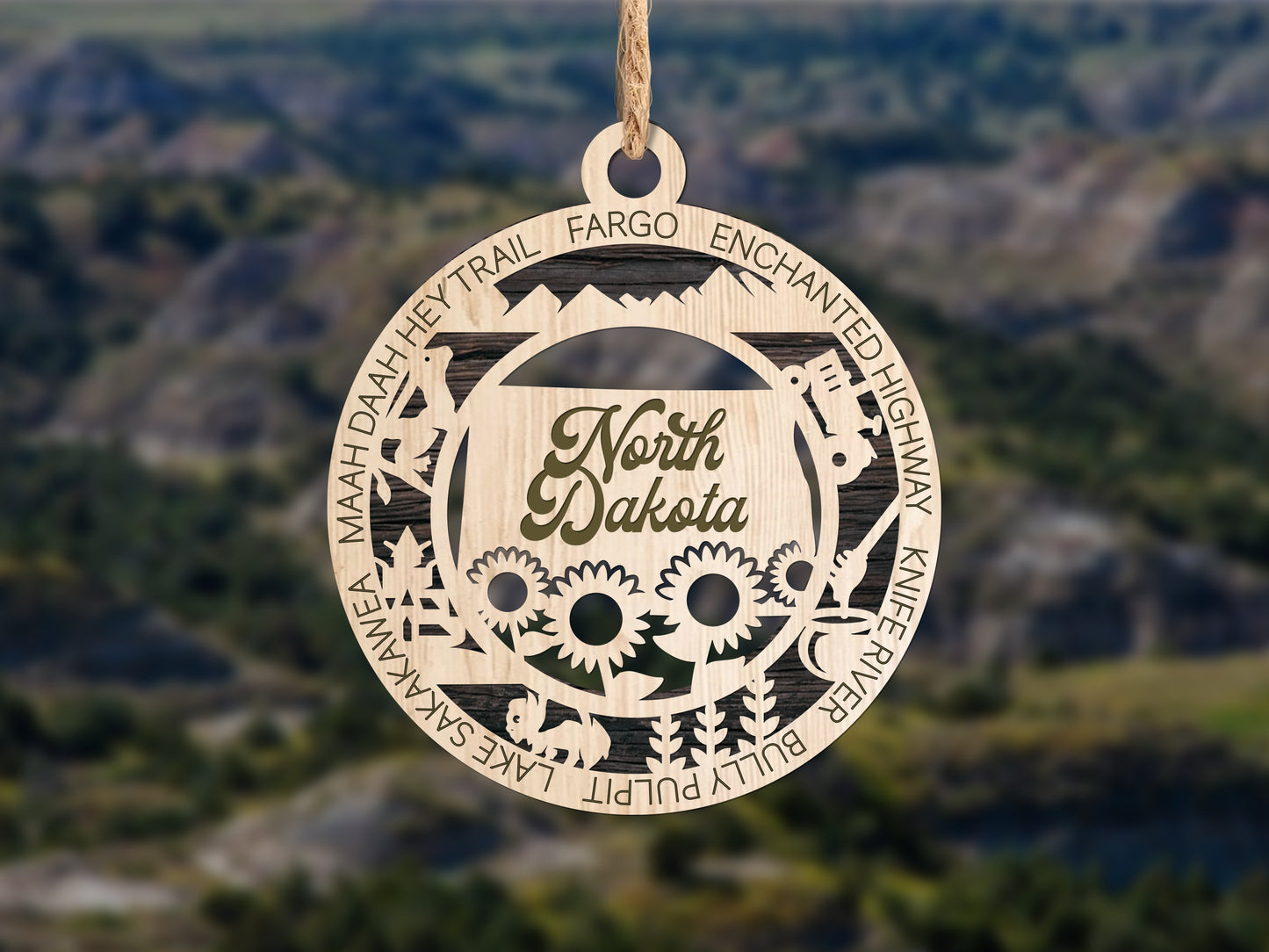 State Ornaments - NM - NY - NC - ND - OH - USA