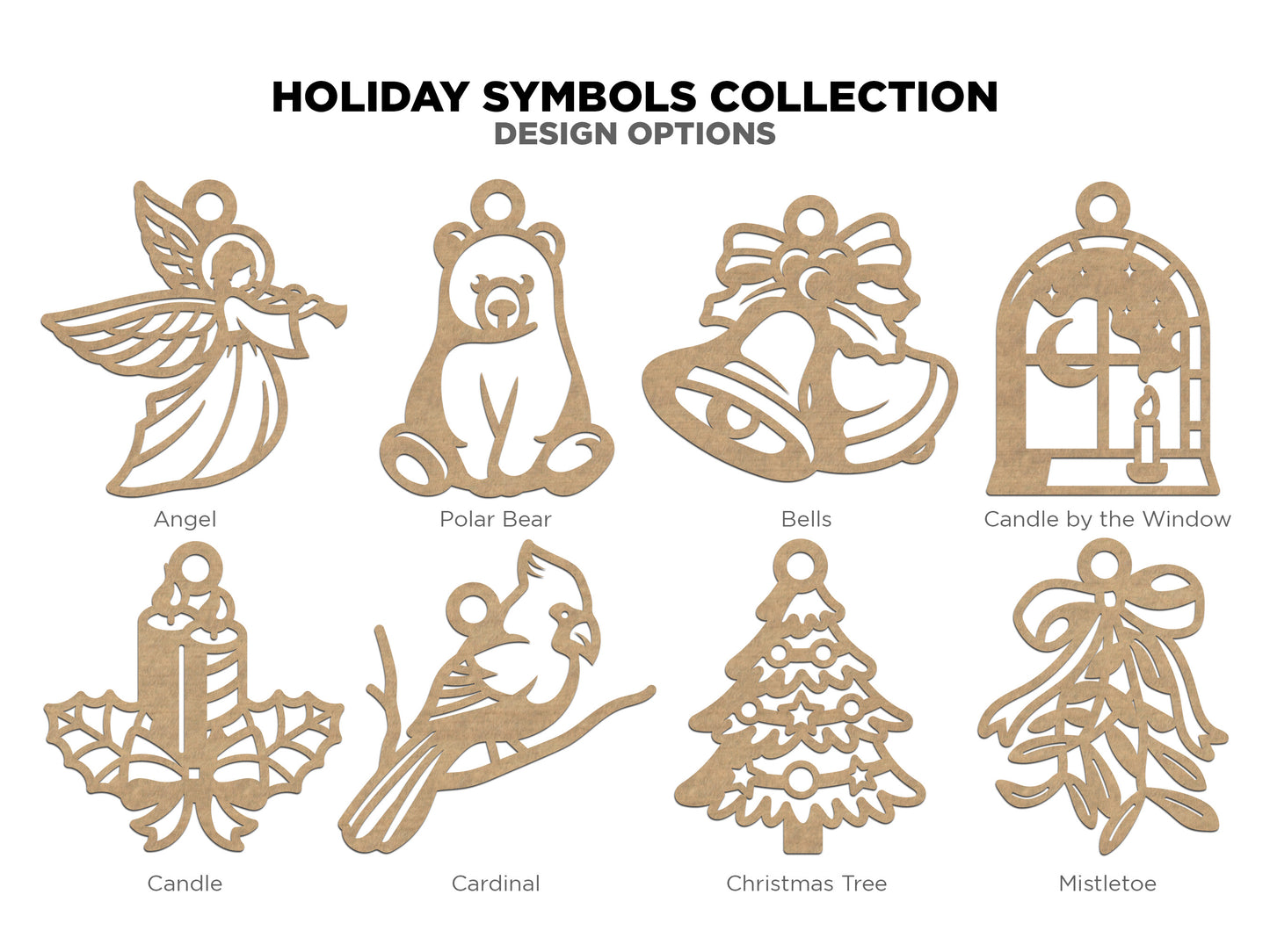 Holiday Symbols Ornaments