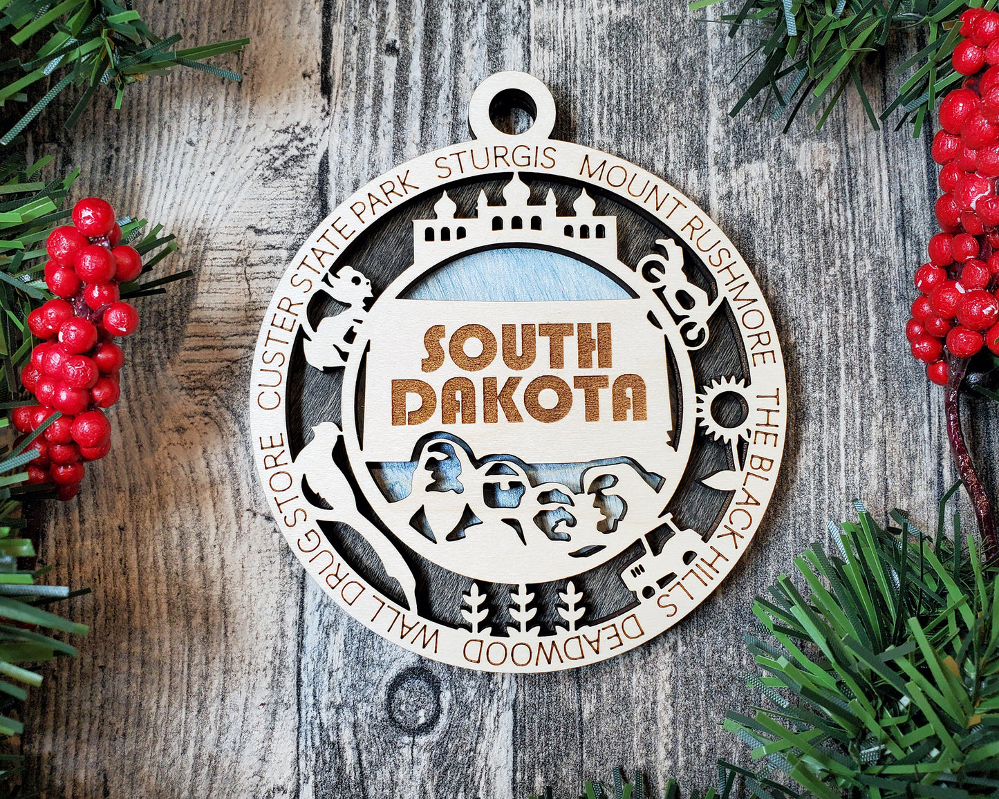 State Ornaments - SD - TN - TX - UT - VT - USA