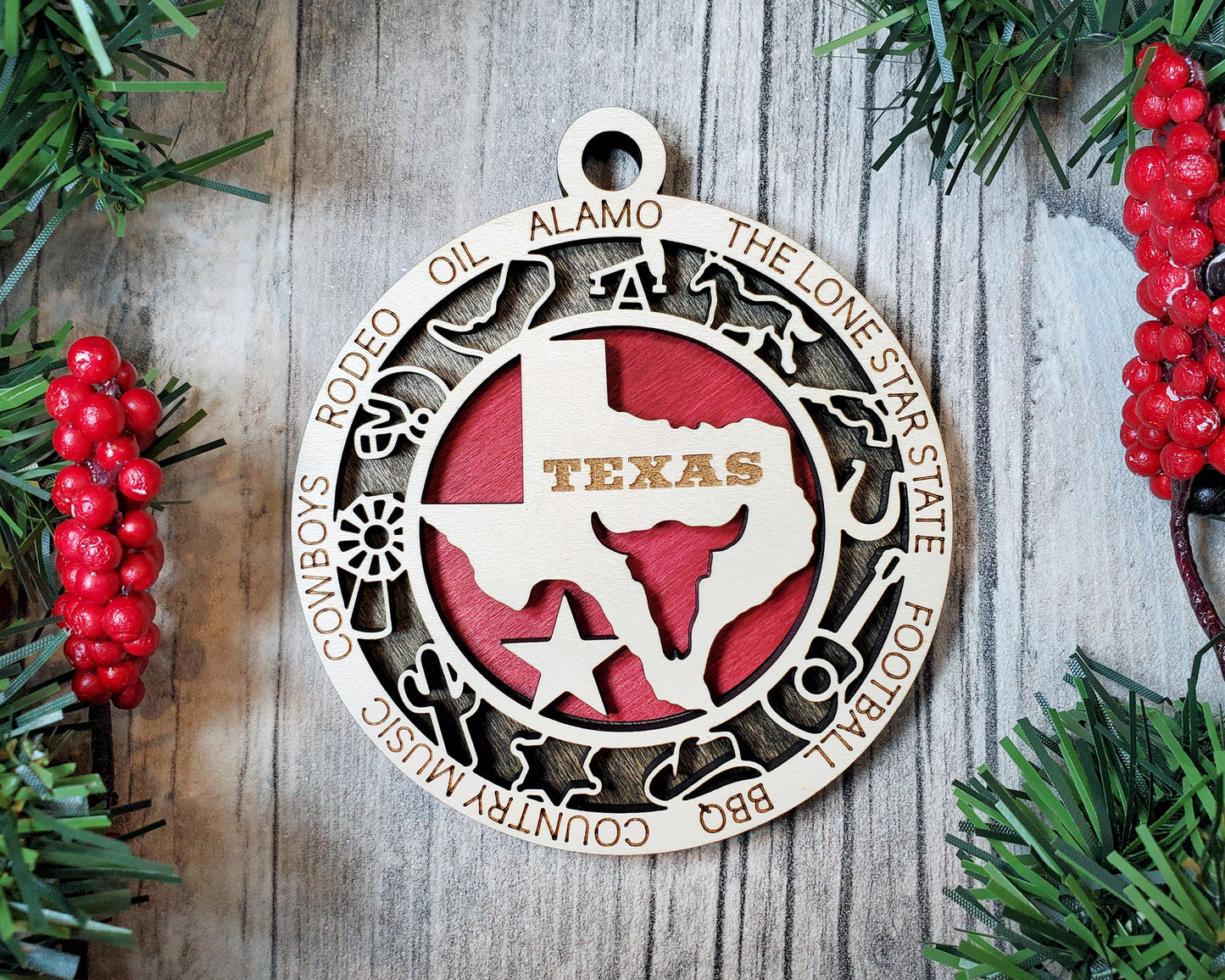 State Ornaments - SD - TN - TX - UT - VT - USA