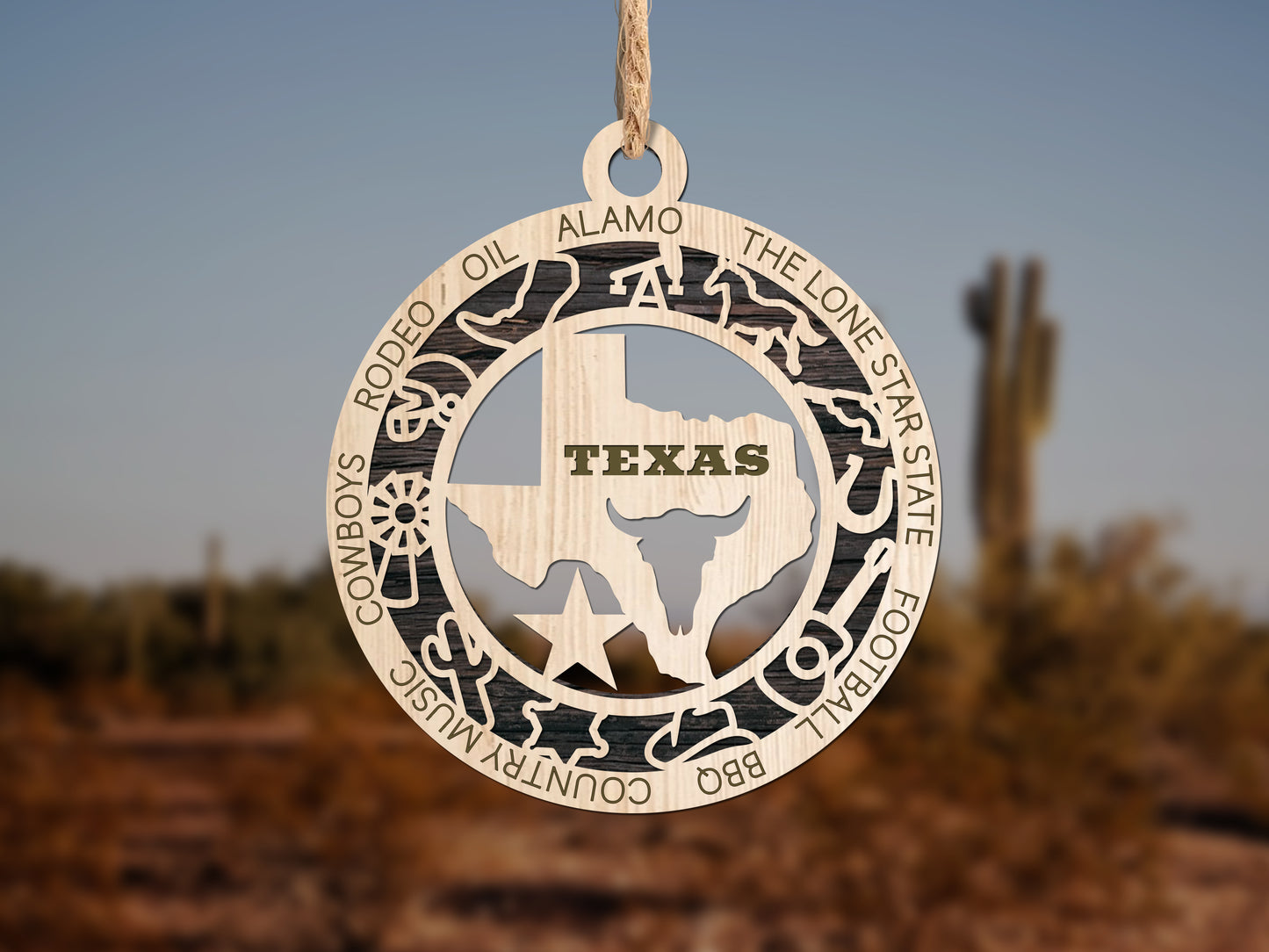 State Ornaments - SD - TN - TX - UT - VT - USA
