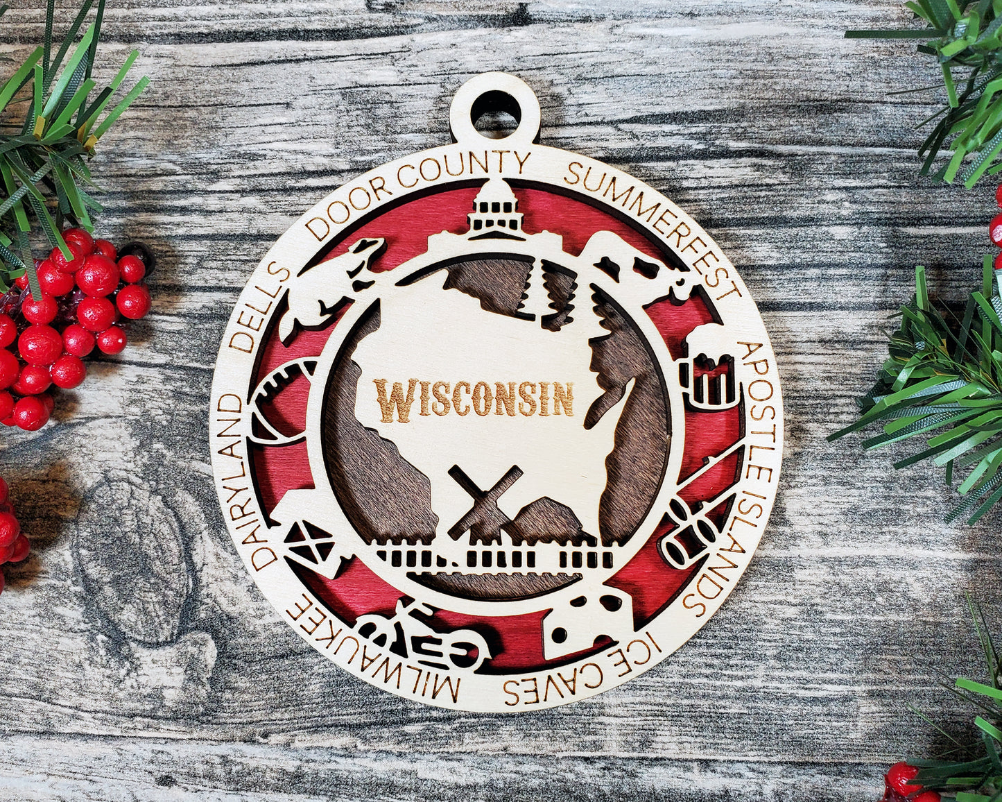 State Ornaments - VA - WA - WV - WI - WY - DC - USA