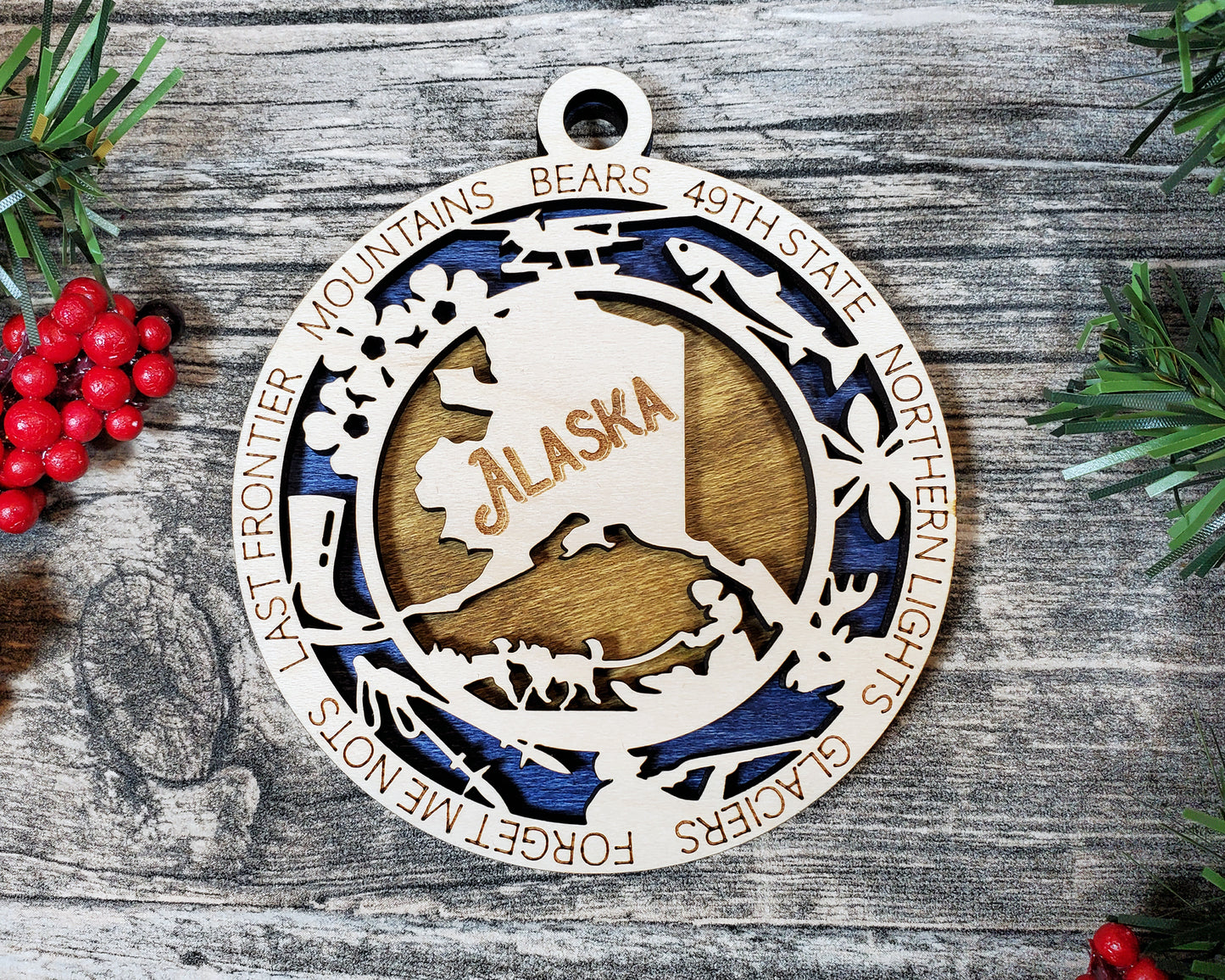 State Ornaments - AL - AK - AR - AZ - CA - USA