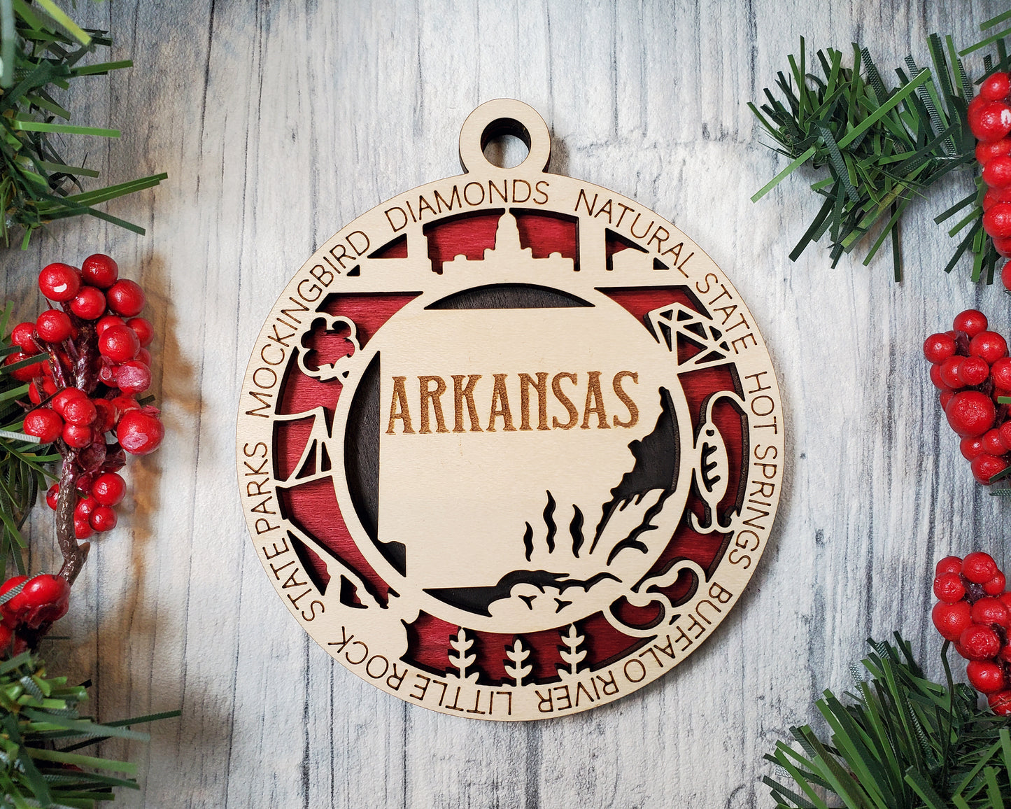 State Ornaments - AL - AK - AR - AZ - CA - USA