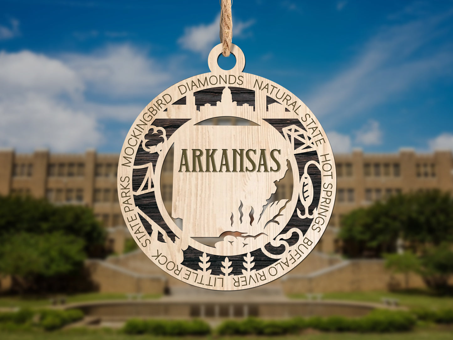 State Ornaments - AL - AK - AR - AZ - CA - USA