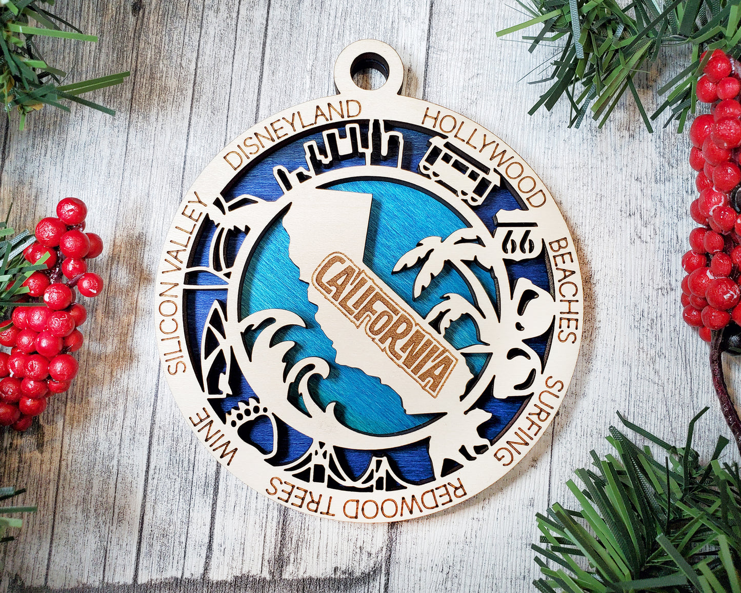 State Ornaments - AL - AK - AR - AZ - CA - USA