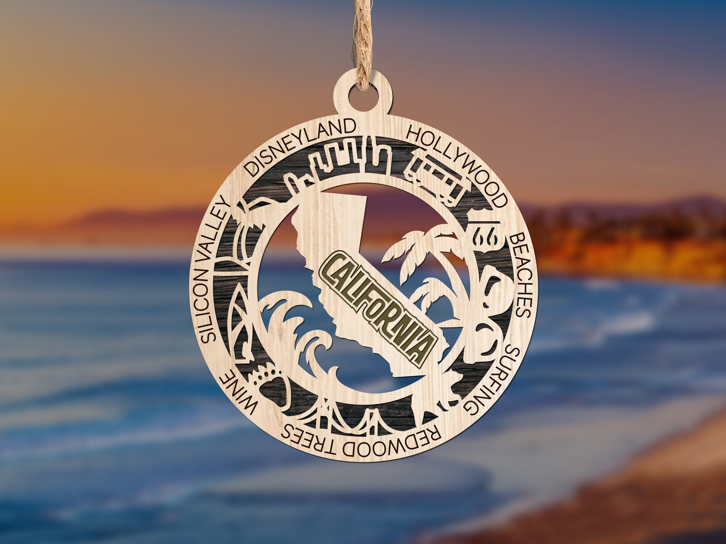State Ornaments - AL - AK - AR - AZ - CA - USA