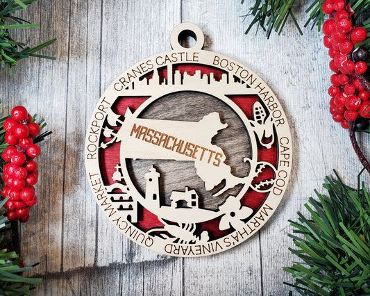 State Ornaments - MA - MI - MN - MS - MO - USA